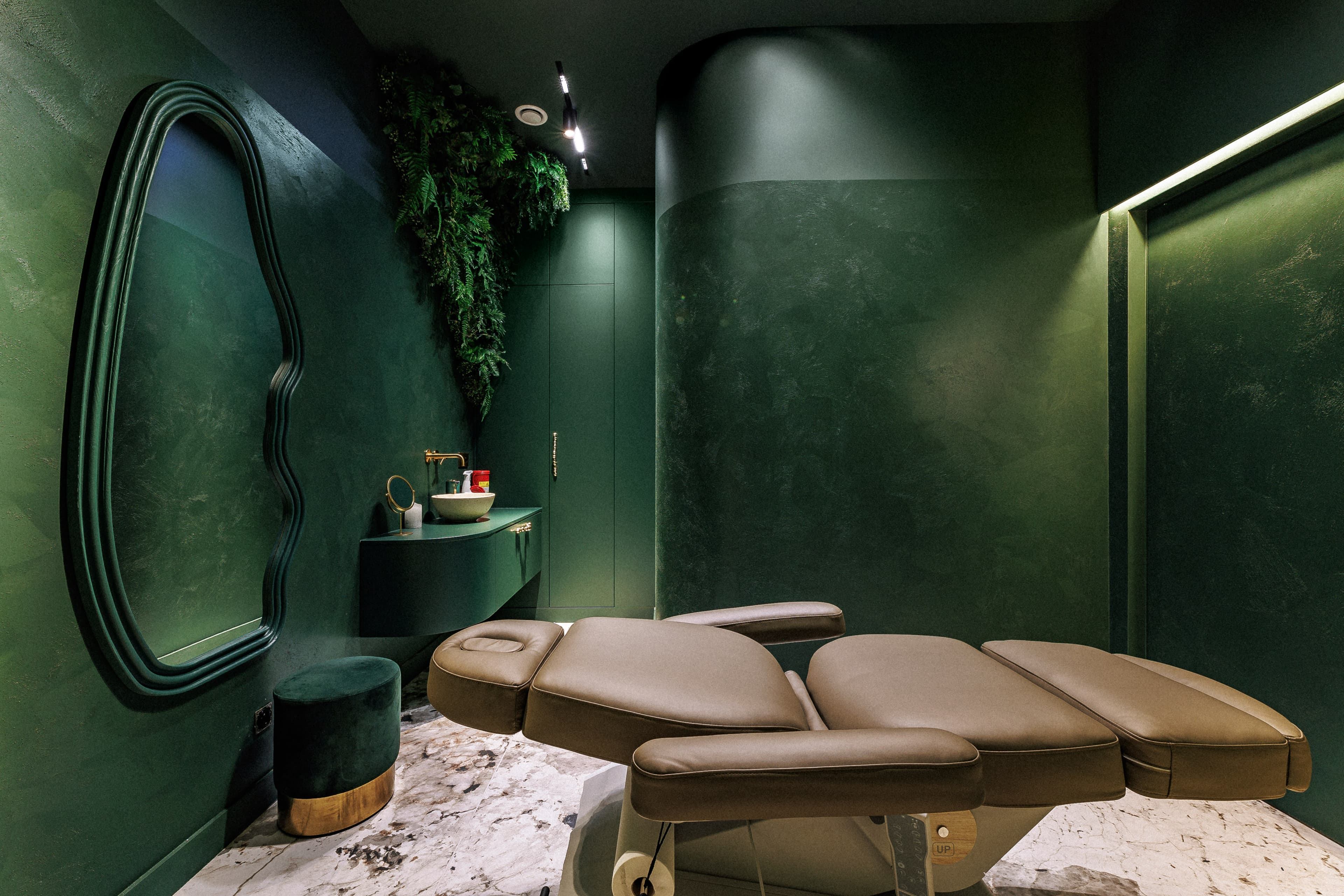 wnętrze gabinetu kosmetycznego health & beauty w Krakowie